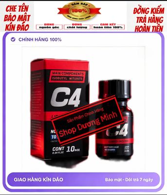 Chai Hít kích thích quan hệ cho nam và nữ 10ml USA, ko tác dụng hoàn tiền