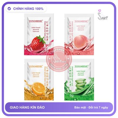 Gel Bôi Trơn Tăng Khoái Cảm TONO HIME Gel chính hãng - gốc nước không dính rít, dịu nhẹ an toàn cho da, dễ rửa sạch - giao hàng che tên kín đáo