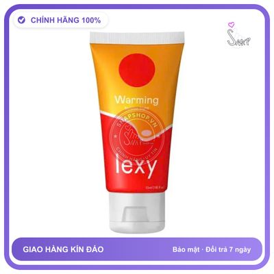 Gel Bôi Trơn Lexy Warming Ấm Nóng Chai 55ml chính hãng - gốc nước không dính rít, dung tích 55ml, dịu nhẹ an toàn cho da - giao hàng che tên kín đáo