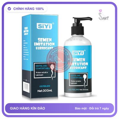 Gel Bôi Trơn Hậu Môn Siyi Ice Feeling Mát Lạnh Chai 120Ml chính hãng - gốc nước không dính rít, dung tích 120ml, dùng được cho hậu môn - giao hàng che tên kín đáo