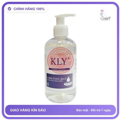 Gel Bôi Trơn Kly Gốc Nước Siêu Trơn Nhập chính hãng - gốc nước không dính rít, dung tích 250ml, dịu nhẹ an toàn - giao hàng che tên kín đáo
