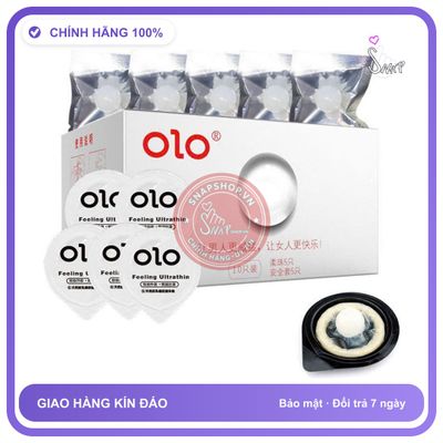 Bao Cao Su OLO Growth Bi Nhiều Gel Bôi Hộp 5 Bao, 5 Bi chính hãng - siêu mỏng 0.01mm, siêu mỏng, hộp 5 cái - giao hàng che tên kín đáo