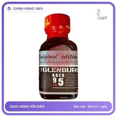 Popper Glenburgie 95TH Đen Chính Hãng 30ml - chai 30ml, hương dịu không nồng, dòng mạnh - giao hàng che tên kín đáo