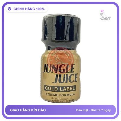 Chai Hít Tăng Hưng Phấn Popper Jungle Juice Gold Nhập Mỹ chính hãng - chai 10ml, hàng chuẩn nhập khẩu, nắp kín không bay hơi - giao hàng che tên kín đáo