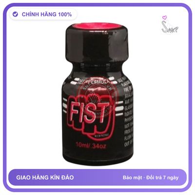 Popper Fist Pink 10ml Nắp Đỏ Chính Hãng 100% PWD - USA - chai 10ml, hương dịu không nồng, dòng mạnh - giao hàng che tên kín đáo