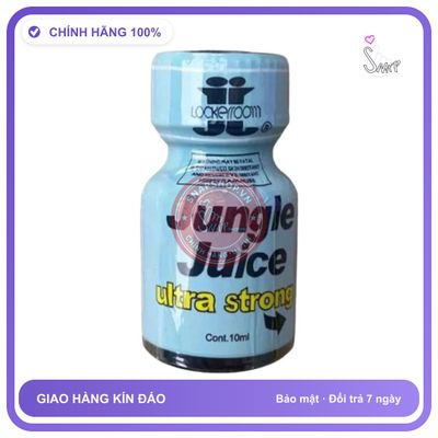 Popper Jungle Juice Ultra Strong 10ml Chính Hãng Mỹ - chai 10ml, hương dịu không nồng, hàng chuẩn nhập khẩu - giao hàng che tên kín đáo