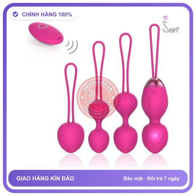Bộ Bóng Kegel Rung Y Love Bí Quyết Sàn Chậu Khỏe chính hãng - 10 chế độ rung, chất liệu an toàn cho da, dễ vệ sinh - giao hàng che tên kín đáo
