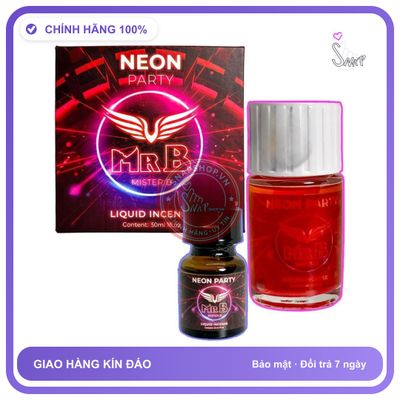 Combo Popper Neon Party Đỏ Dạ Quang 50ml Chính chính hãng - chai 50ml, hương dịu không nồng, dòng mạnh - giao hàng che tên kín đáo
