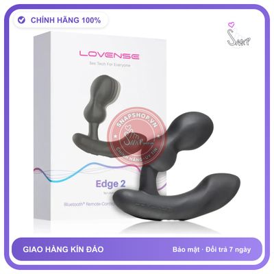 Máy Rung Hậu Môn Lovense Edge 2 Chạm Đỉnh Khoái Cảm chính hãng - chất liệu an toàn cho da, dễ vệ sinh, êm ái khi dùng - giao hàng che tên kín đáo