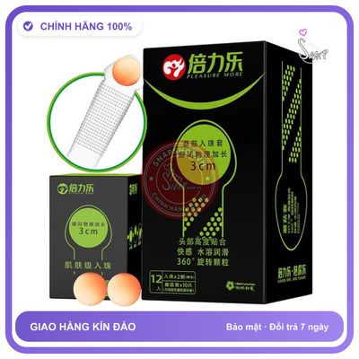 Bao Cao Su Viên Bi Trên Đầu - Kéo Dài Thời Gian chính hãng - siêu mỏng, hỗ trợ kéo dài, ôm sát cảm giác thật - giao hàng che tên kín đáo