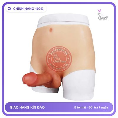 Dương Vật Giả Liền Quần Silicone Đặc Ruột Tiện chính hãng - chống nước, silicone mềm mại, chất liệu an toàn cho da - giao hàng che tên kín đáo
