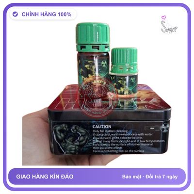 Popper Hulk Xanh Chính Hãng Combo 40ml + 20ml - chai 10ml, hương dịu không nồng, hàng chuẩn nhập khẩu - giao hàng che tên kín đáo
