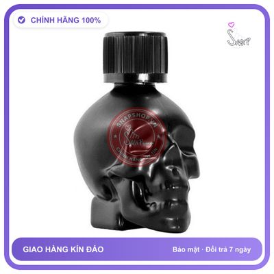 Popper Skull Đầu Lâu Đen Hạn Chế Xìu 40ml chính hãng - chai 40ml, hàng chuẩn nhập khẩu, nắp kín không bay hơi - giao hàng che tên kín đáo