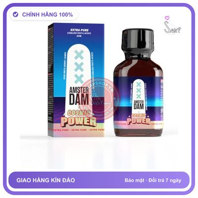Popper Amsterdam XXX Cosmic Power 24ml chính hãng - chai 24ml, hương dịu không nồng, hàng chuẩn nhập khẩu - giao hàng che tên kín đáo