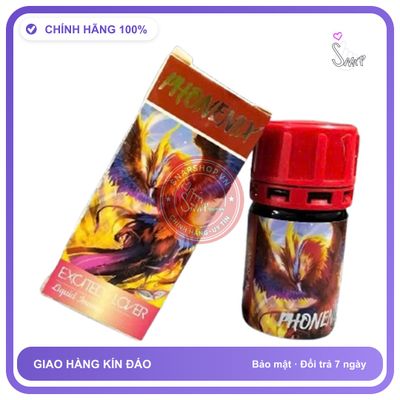 Popper Phoneix 40ml Chính Hãng - chai 10ml, hương dịu không nồng, hàng chuẩn nhập khẩu - giao hàng che tên kín đáo