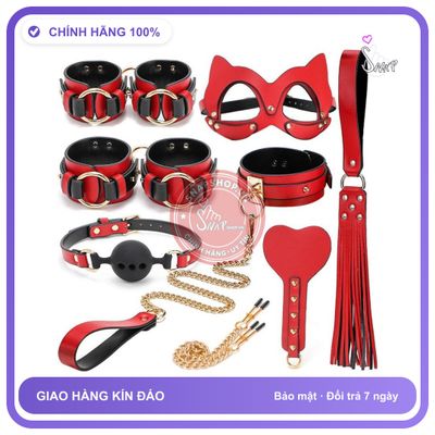 Set BDSM Có Hộp Bộ Sưu Tập 10 Món chính hãng - chất liệu an toàn cho da, dễ vệ sinh, êm ái khi dùng - giao hàng che tên kín đáo