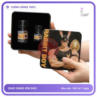 Popper Rabbit Boy Cho Top Siêu Mạnh Combo Chai 40ml + 20ml chính hãng - chai 20ml, hàng chuẩn nhập khẩu, nắp kín không bay hơi - giao hàng che tên kín đáo