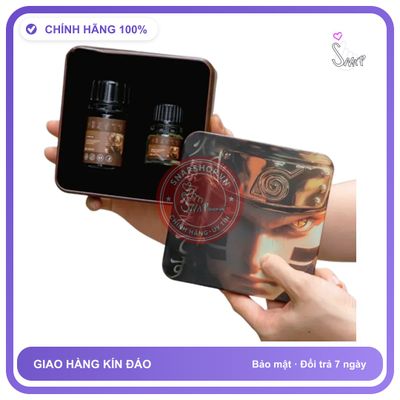 Popper Naruto Cho Cặp Đôi Siêu Mạnh Chai 40ml + 20ml chính hãng - chai 20ml, hàng chuẩn nhập khẩu, nắp kín không bay hơi - giao hàng che tên kín đáo