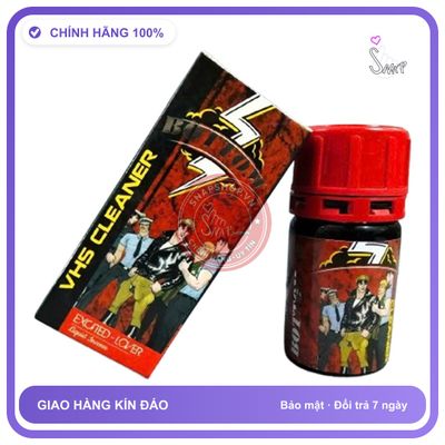 Popper VHS Cleaner Bottom X2 40ml Chai Tròn Chính Hãng Cho Bot - chai 40ml, hương dịu không nồng, hàng chuẩn nhập khẩu - giao hàng che tên kín đáo