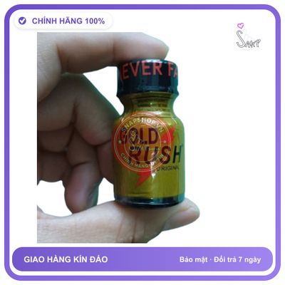 Popper Gold Rush Original Red 10ml Chính Hãng Mỹ USA PWD - chai 10ml, hương dịu không nồng, hàng chuẩn nhập khẩu - giao hàng che tên kín đáo