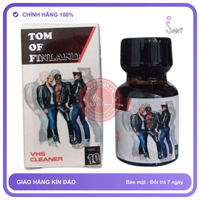 Popper Tom Of Finland Trắng 10ml Chính Hãng - chai 10ml, hương dịu không nồng, hàng chuẩn nhập khẩu - giao hàng che tên kín đáo