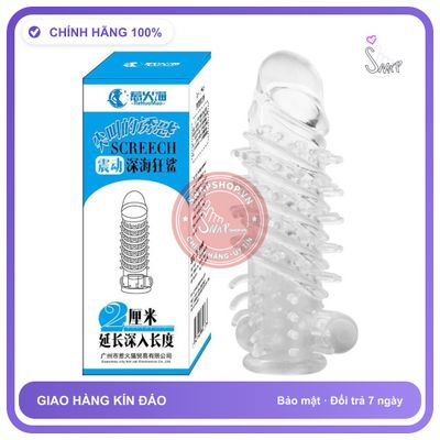 Bao Cao Su Đôn Dên Nhiều Gai Gân Nổi Kèm Rung Gốc chính hãng - có gai nổi, có hương thơm, ôm sát cảm giác thật - giao hàng che tên kín đáo