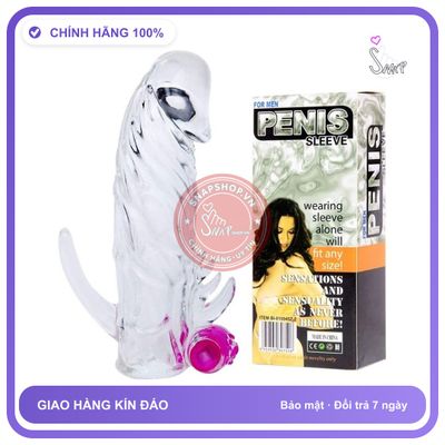 Bao Cao Su Đôn Dên Penis Có Gai Rung chính hãng - có gai nổi, có hương thơm, ôm sát cảm giác thật - giao hàng che tên kín đáo