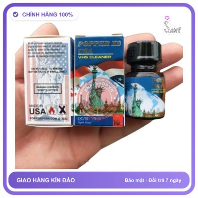 Popper X2 USA 10ml Chính Hãng - chai 10ml, hàng chuẩn nhập khẩu, nắp kín không bay hơi - giao hàng che tên kín đáo