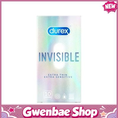 Bao cao su siêu mỏng 0.024 Durex Invisible - Hộp 10 cái