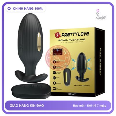 Kích Thích Hậu Môn Pretty Love Kelly Rung Siêu chính hãng - 3 chế độ rung, sạc USB, điều khiển từ xa - giao hàng che tên kín đáo