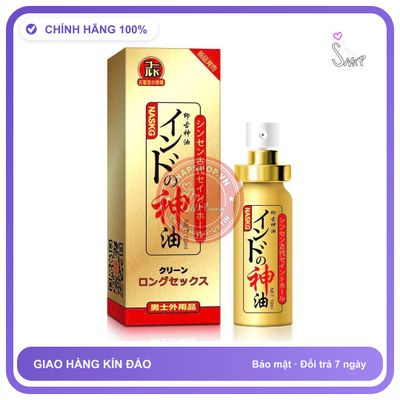 Chai Xịt Nhật Bản Naskg - Kéo Dài Thời Gian - 10ml chính hãng - thấm nhanh không nhờn rít, dùng trước khi quan hệ, nhỏ gọn dễ mang theo - giao hàng che tên kín đáo