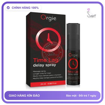 Chai Xịt Bồ Đào Nha Orgie Time - Kéo 25ml chính hãng - kéo dài thời gian, chiết xuất thảo dược, thấm nhanh không nhờn rít - giao hàng che tên kín đáo
