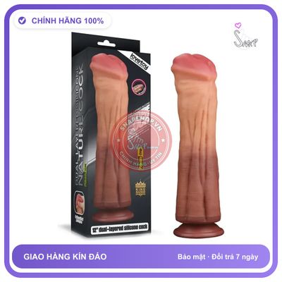 Dương Vật Giả Lovetoy Platinum King Size Ngựa Khủng chính hãng - silicone cao cấp, chất liệu an toàn cho da, dễ vệ sinh - giao hàng che tên kín đáo