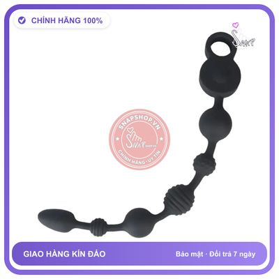 Chuỗi Hạt Có Rung Dài 35cm Dành Cho Hậu Môn chính hãng - 10 chế độ rung, sạc USB, silicone y tế - giao hàng che tên kín đáo