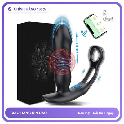 Dụng Cụ Kích Thích Hậu Môn Điều Khiển Bằng App Love Spouse chính hãng - 9 chế độ rung, sạc USB, điều khiển từ xa - giao hàng che tên kín đáo