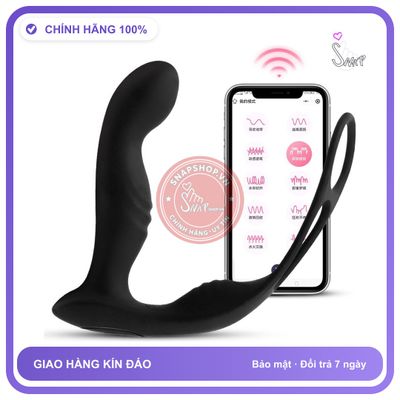 Dụng Cụ Kích Thích Hậu Môn Điều Khiển Từ Xa 2025 chính hãng - sạc usb, chống nước, silicone mềm - giao hàng che tên kín đáo
