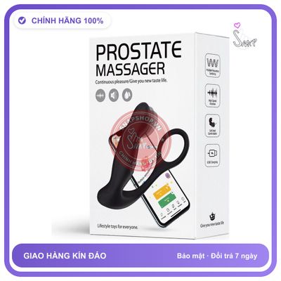 Máy Rung Hậu Môn Prostate Massager Khám Phá Cực Khoái chính hãng - sạc usb, điều khiển qua app, điều khiển từ xa - giao hàng che tên kín đáo