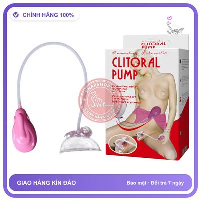 Máy Rung Clitoral Pump Hút Kích Thích Âm Hộ chính hãng - chống nước, silicone mềm mại, chất liệu an toàn cho da - giao hàng che tên kín đáo