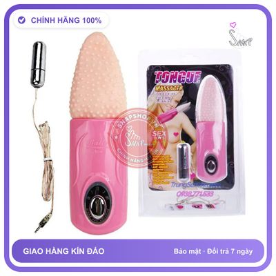 Lưỡi Liếm Âm Đạo Tongue Chân Thật Đến Từng Giây chính hãng - silicone mềm mại, chất liệu an toàn cho da, dễ vệ sinh - giao hàng che tên kín đáo