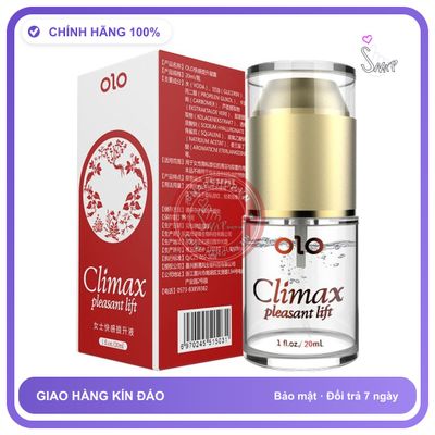 Gel Bôi Trơn Tăng Khoái Cảm Nữ Olo Climax chính hãng - gốc nước không dính rít, dung tích 20ml, dịu nhẹ an toàn cho da - giao hàng che tên kín đáo