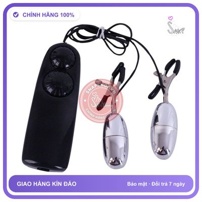 Trứng Rung Kẹp Vú Kích Thích Và Thăng Hoa chính hãng - chất liệu an toàn cho da, dễ vệ sinh, êm ái khi dùng - giao hàng che tên kín đáo