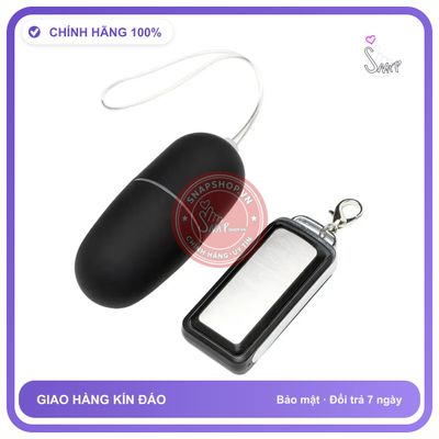 Trứng Rung Điều Khiển Từ Xa Thiết Kế Gọn Tiện Lợi chính hãng - chất liệu an toàn cho da, dễ vệ sinh, êm ái khi dùng - giao hàng che tên kín đáo