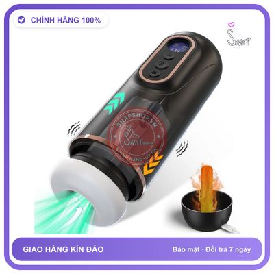 Máy Tự Động rung nhấp chuyển động đẩy tới và lui và Co chính hãng - 9 chế độ rung, rung nhấp chuyển động đẩy tới và lui tự động, silicone mềm mại - giao hàng che tên kín đáo