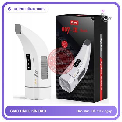 Máy Rung Hút Tự Động HGOD 007 Bảo Bối GOD 007 Bảo Bối Giúp Anh Em Lên Đỉnh chính hãng - 10 chế độ rung, rung nhấp chuyển động đẩy tới và lui tự động, có sưởi ấm - giao hàng che tên kín đáo