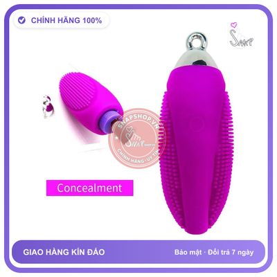 Trứng Rung Tình Yêu Mini “Gai Rung Cực Phê” chính hãng - sạc usb, chống nước, silicone mềm mại - giao hàng che tên kín đáo
