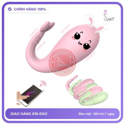 Trứng Rung Tình Yêu Không Dây Điều Khiển Bằng Điện Thoại Miao chính hãng - 8 chế độ rung, sạc USB, điều khiển từ xa - giao hàng che tên kín đáo