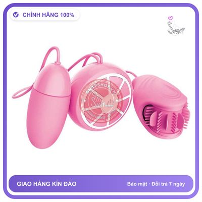 Trứng Rung Dibe Kèm Lưỡi Xoay Đỉnh Cao Của Sự Thăng Hoa chính hãng - sạc USB, chống nước, silicone y tế - giao hàng che tên kín đáo