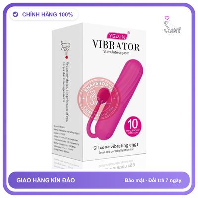 Trứng Rung Yeain 10 Chế Độ Nhiều Màu Sắc chính hãng - 10 chế độ rung, sạc USB, chống nước - giao hàng che tên kín đáo