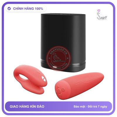 Trứng Rung Chữ C Điều Khiển Từ Xa Cao Cấp We-Vibe Chorus chính hãng - sạc USB, silicone mềm mại, chất liệu an toàn cho da - giao hàng che tên kín đáo