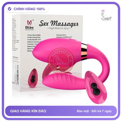 Trứng Rung Dibe G-Spot Alva hút và mút cực mạnh Rung Cực chính hãng - sạc usb, điều khiển từ xa, silicone y tế - giao hàng che tên kín đáo
